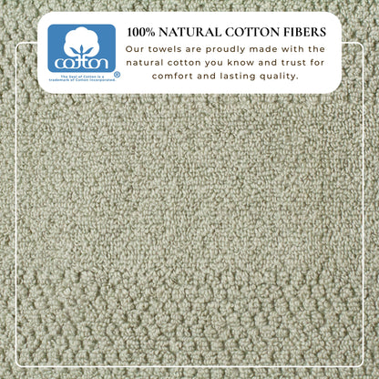 Pure Cotton Woven Bath Towel Set and a Soft Feel