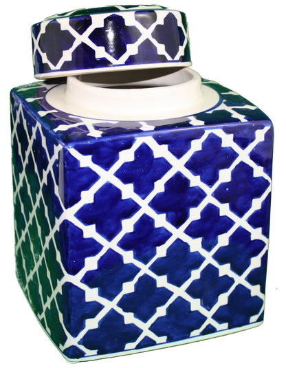 8.5 inch Ceramic Jar with Lid