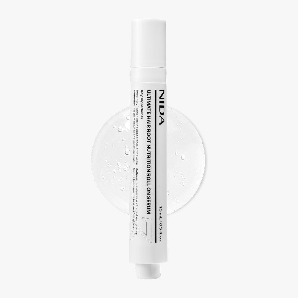 NIDA Hair Root Serum 15ml white roller pen Seoulia on Tampa Home & Garden Store
