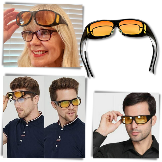 Polarized Night Driving Glasses – Anti Glare Night Vision Driving Eyewear - Tampa Home & Garden Store