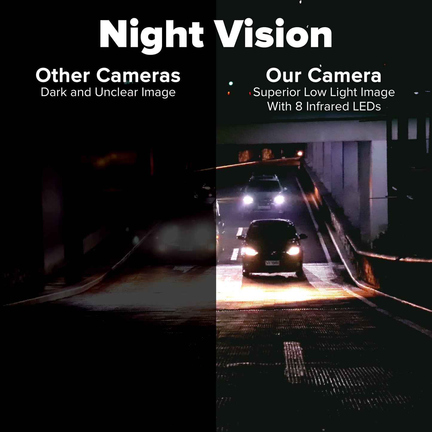 Master Tailgaters license plate frame camera night vision vs other cams 8 IR LEDs on Tampa Home & Garden Store