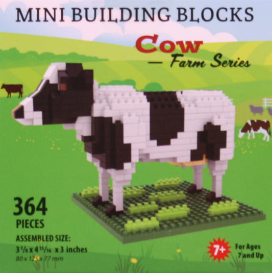 Minibloques de construcción - Serie Granja - Vaca