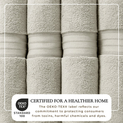 Premium Zero Twist Cotton Bath Towel and Set