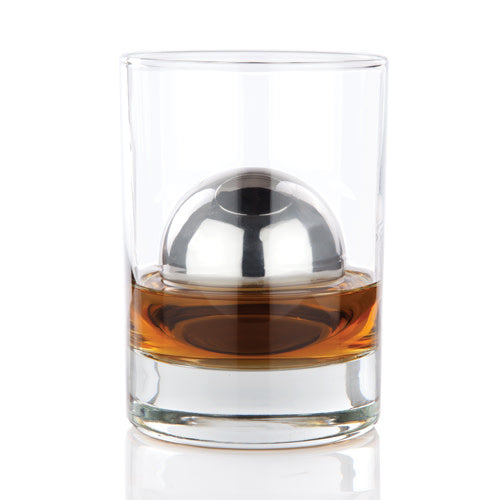 Large Stainless Steel Cocktail Sphere for Drinks