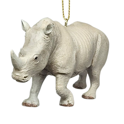 Ornement animal de safari - Rhinocéros