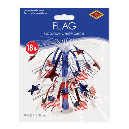 Flag Cascade Centerpiece Decoration