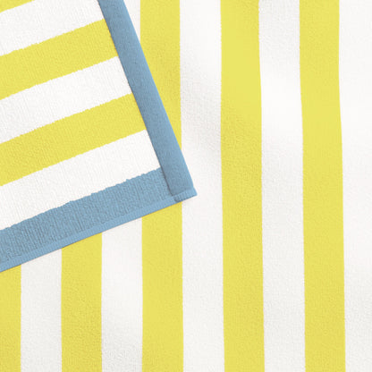 Cabana Cotton Beach Towel and Striped Border