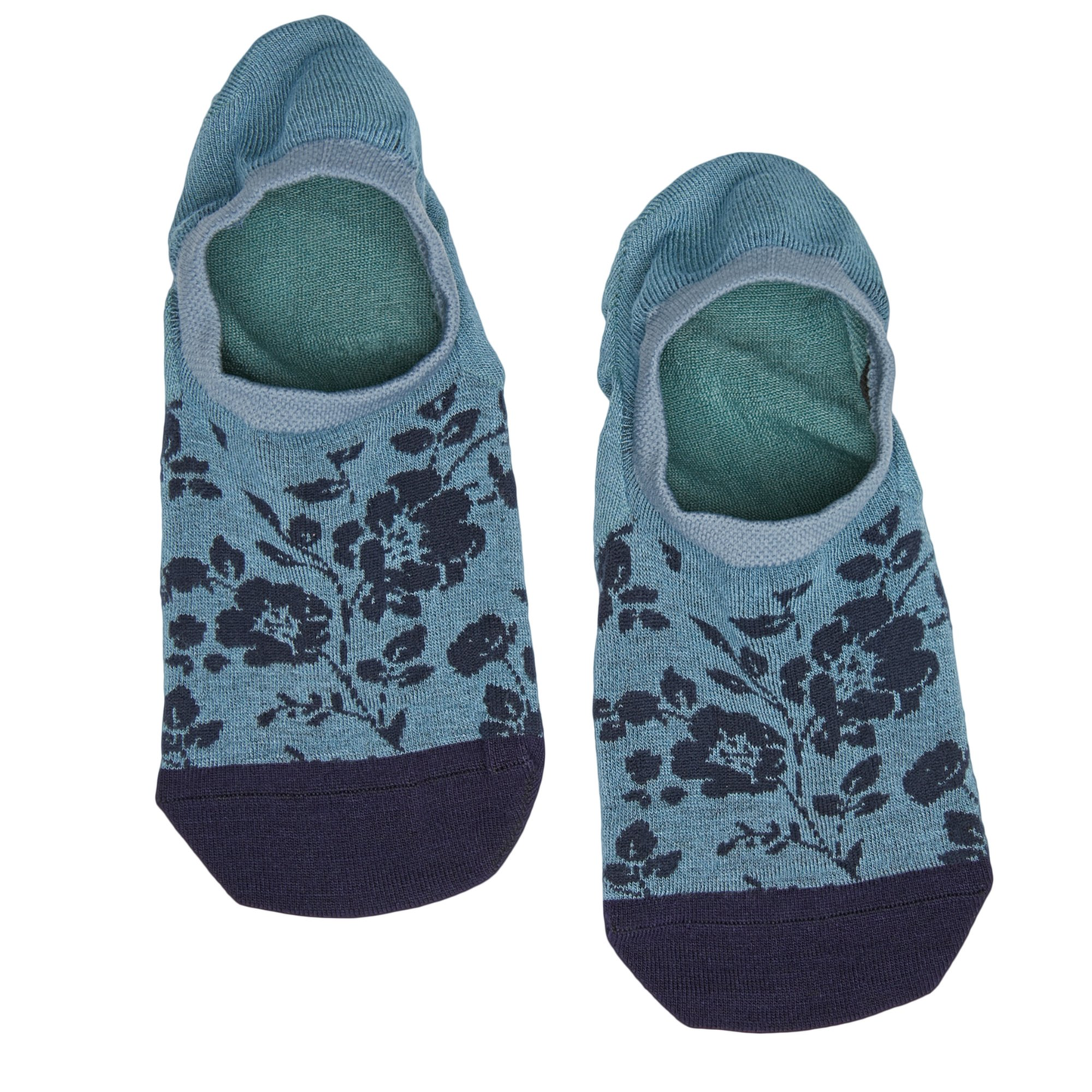 No-Show socks 10-pack DeadSoxy blue leopard print footie socks small on Tampa Home & Garden Store