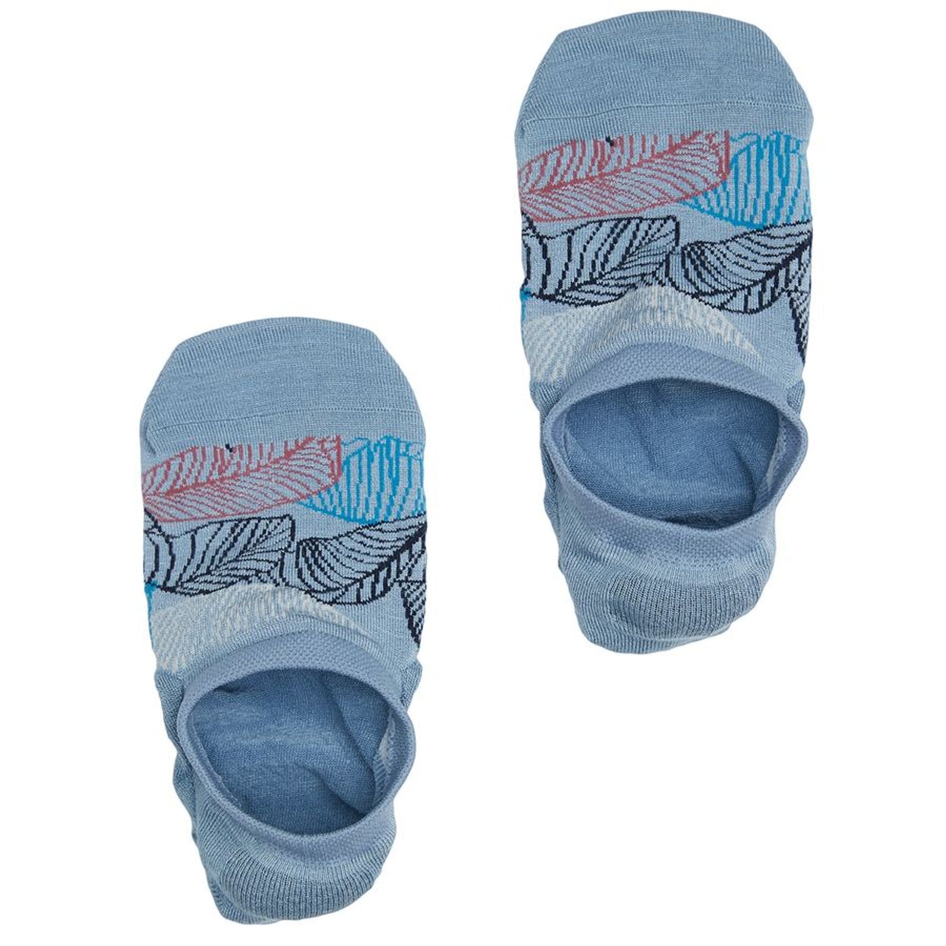No-Show Socks 10-Pack DeadSoxy blue patterned knit footie socks on Tampa Home & Garden Store