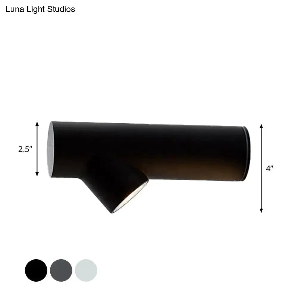 Nordic Black Adjustable Led Wall Lamp Spotlight