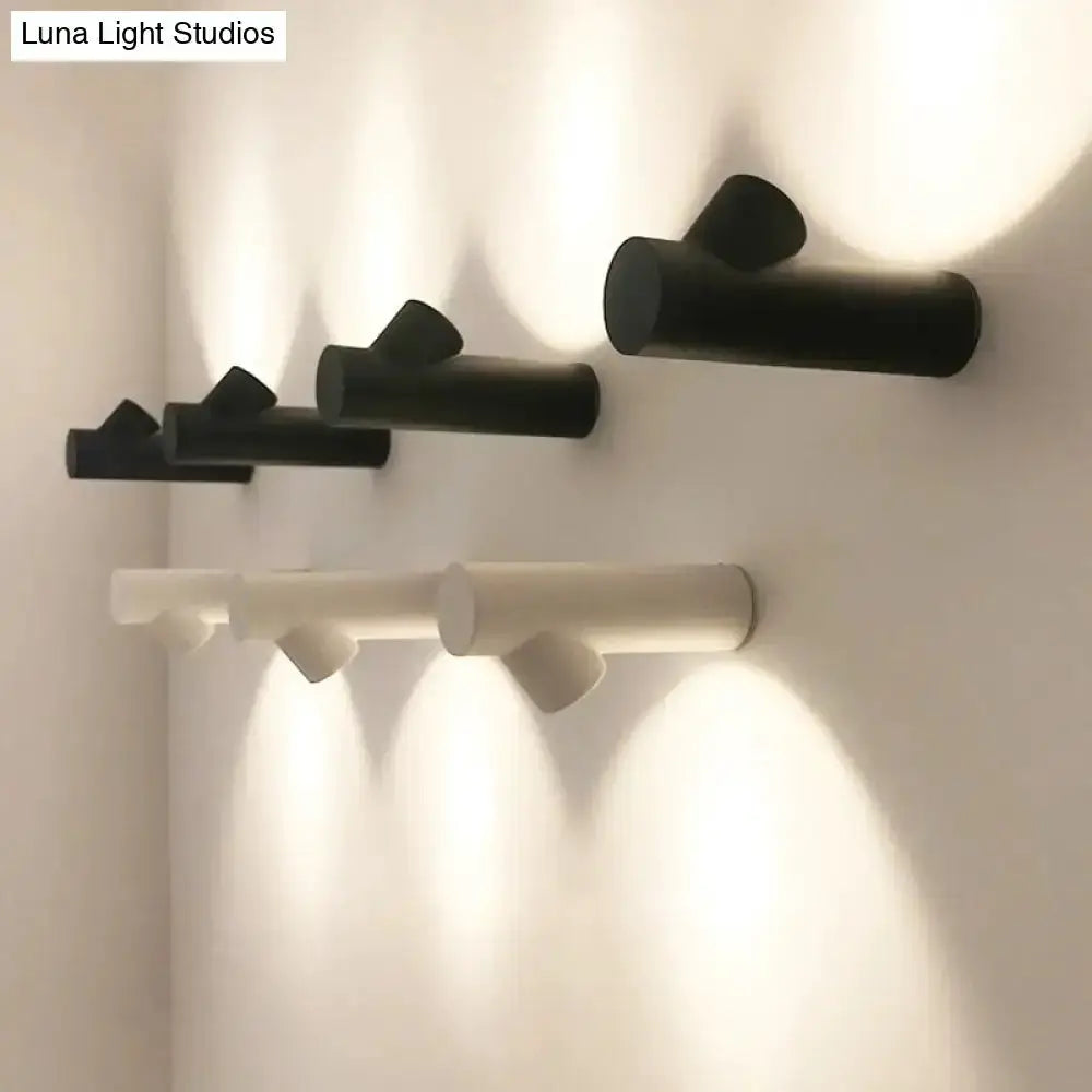 Nordic Black Adjustable Led Wall Lamp Spotlight