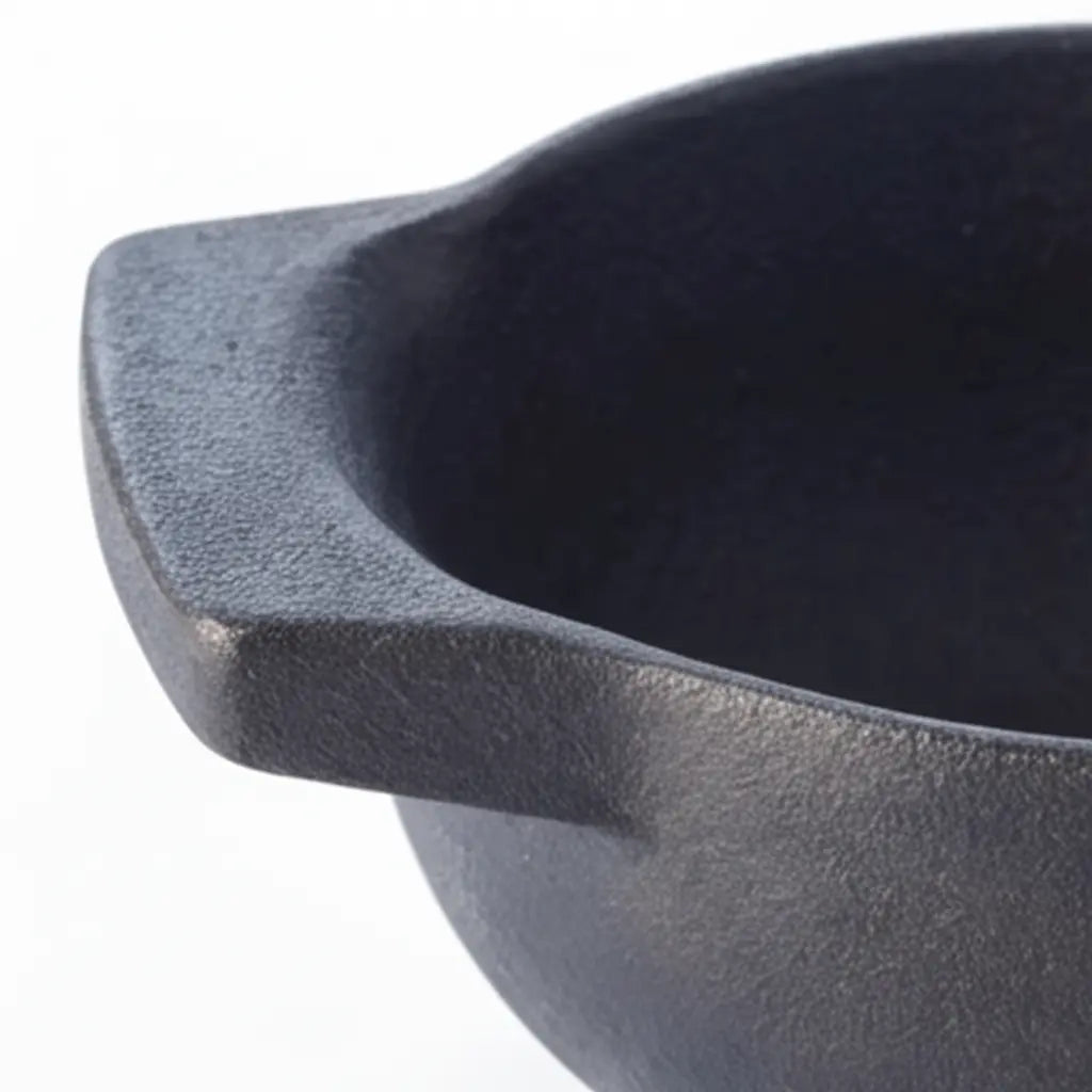 Enameled cast iron mortar by Alva Cookware, 2-cup capacity, navy finish on Tampa Home & Garden Store