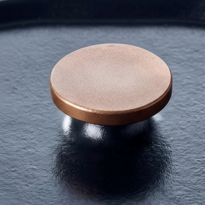 Copper lid knob for enameled cast iron Dutch oven on Tampa Home & Garden Store
