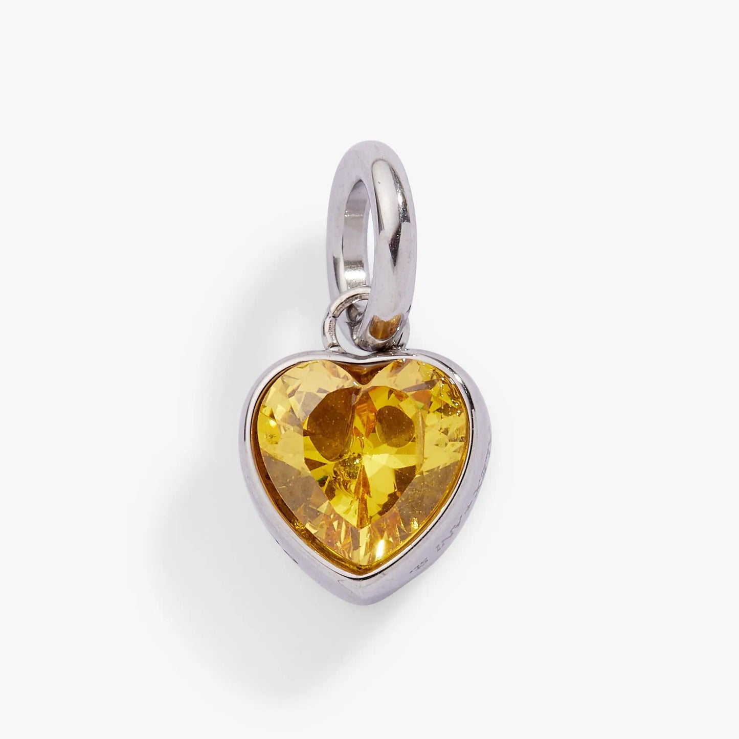 Balance Heart Birthstone Charm for November