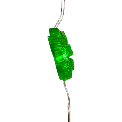 Cortina de luz LED microverde con 84 luces para hojas de cannabis