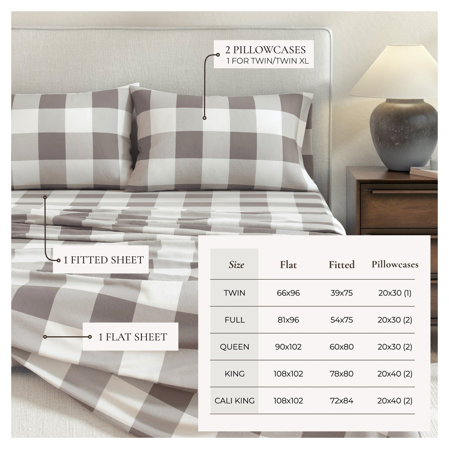 Luxurious and Soft Turkish Cotton Flannel Sheet
