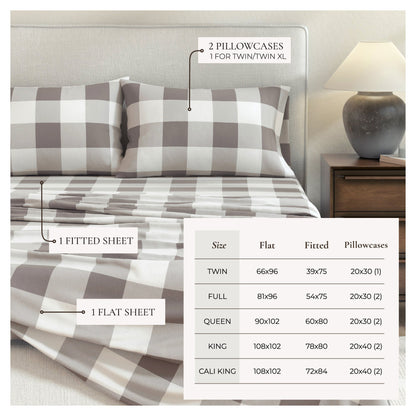 Luxurious and Soft Turkish Cotton Flannel Sheet