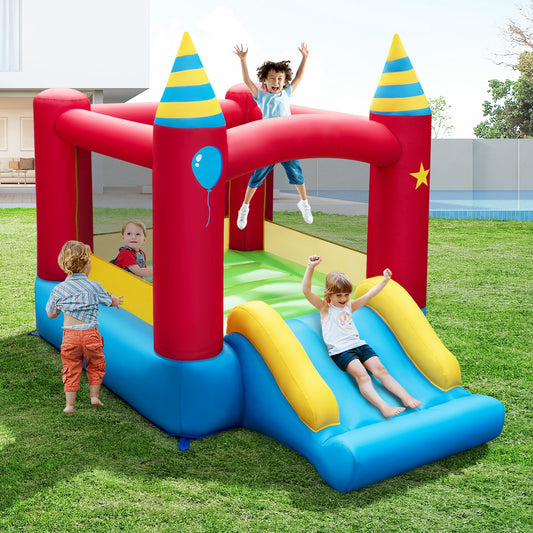 Inflatable Kids Bounce Castle with 480W Blower - Tampa Home & Garden Store