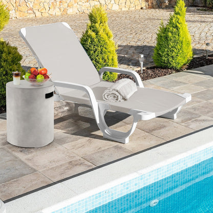Mesa Escondite para Tanque Resistente a la Intemperie para Exteriores, Compatible con Tanques de Gas Propano Estándar de 20 LBS para Fogatas