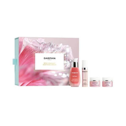 Darphin Soothing Dream 4pc skincare set with pink box and pink tubes and jars including eye cream on Tampa Home & Garden Store