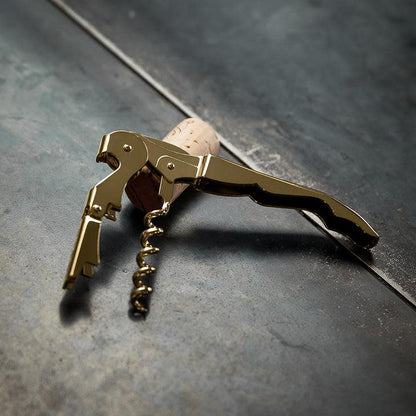 Viski Belmont Waiter Corkscrew and 24K Gold Plate