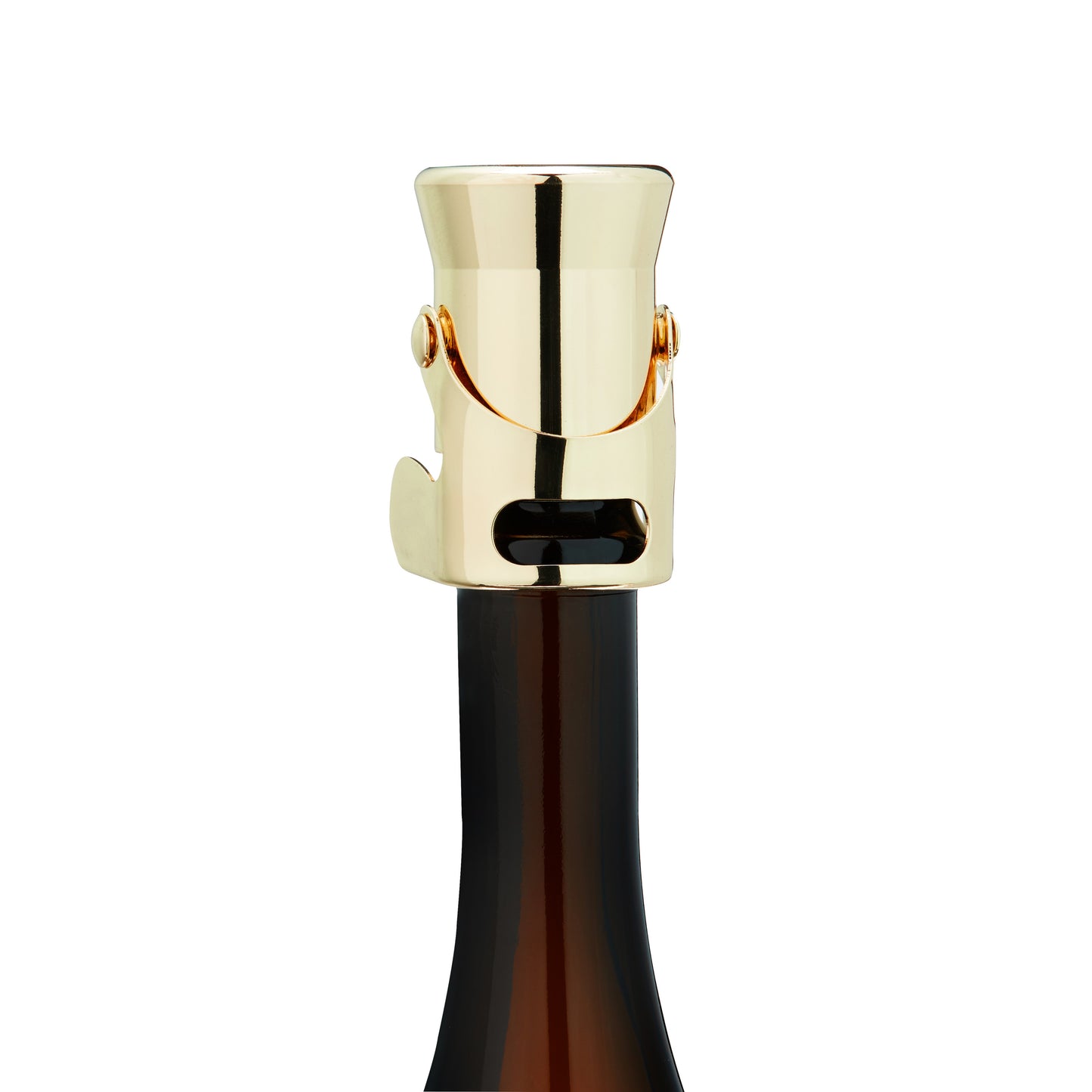 Heavy Gold Plated Champagne Stopper With a Seal