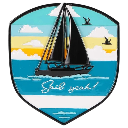 Adventure Badge Boating Ornament - Tampa Home & Garden Store