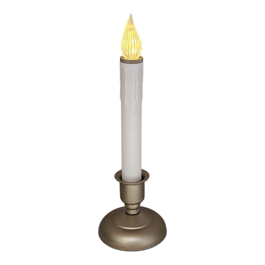 Cape Cod LED Window Candle - Pewter - Tampa Home & Garden Store