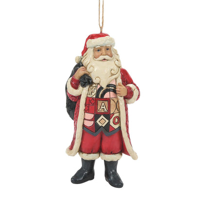 Adorno de bolsa de juguetes de Papá Noel con FAO