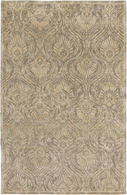 Northam Area Carpet rug in beige-gray damask pattern by Boutique Rugs on Tampa Home & Garden Store