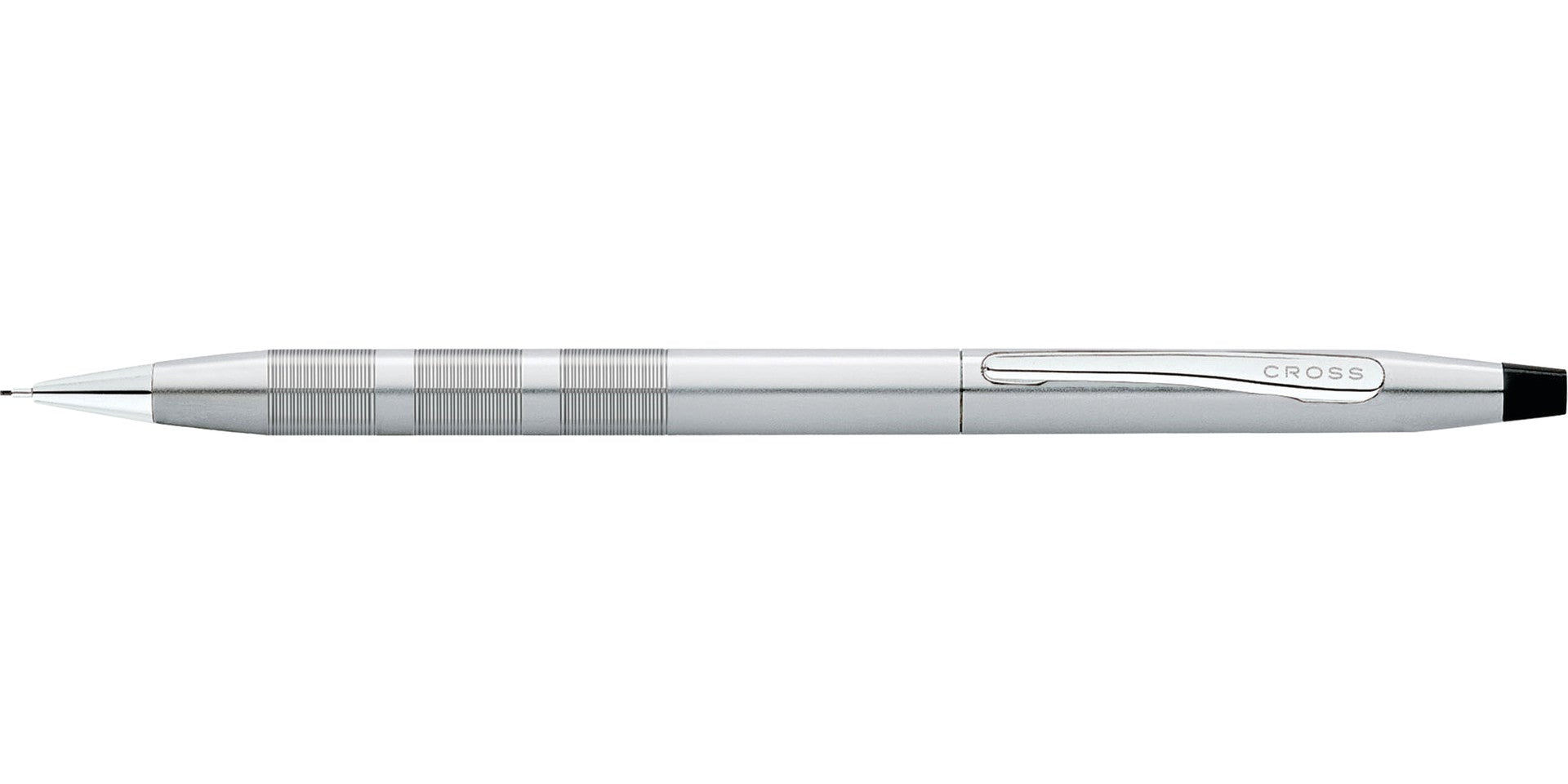 A.T. Cross Classic Century satin chrome mechanical pencil 0.7MM with knurled grip and clip on Tampa Home & Garden Store