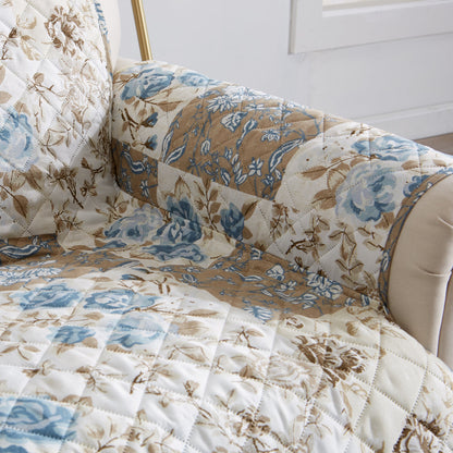 Stylish Floral Patchwork Cover and Protector