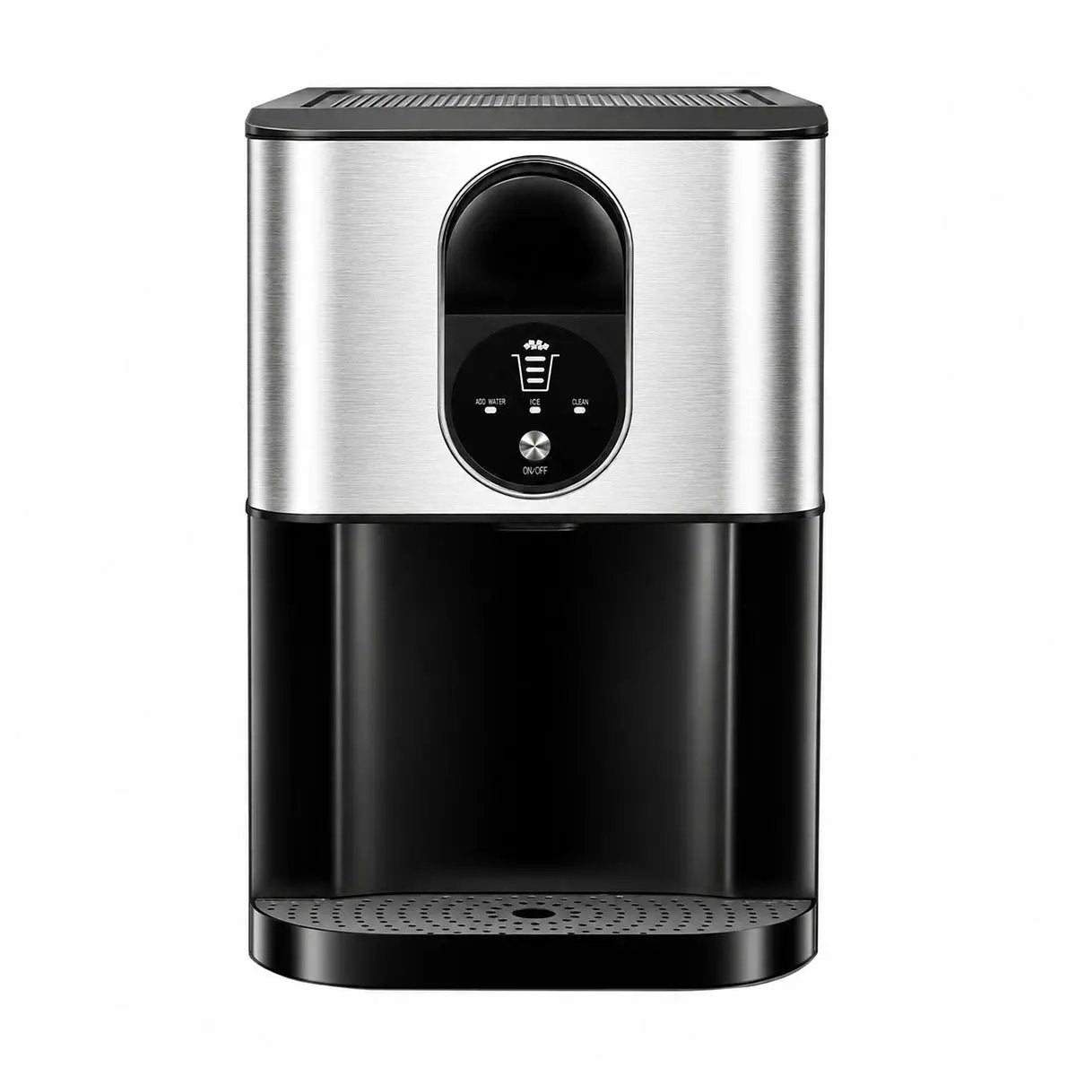 Nugget Ice Maker Z5820DN by Kismile, stainless steel front with black base on Tampa Home & Garden Store