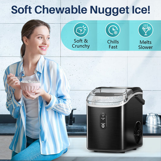Nugget Pebble Ice Maker Countertop Z5815NH