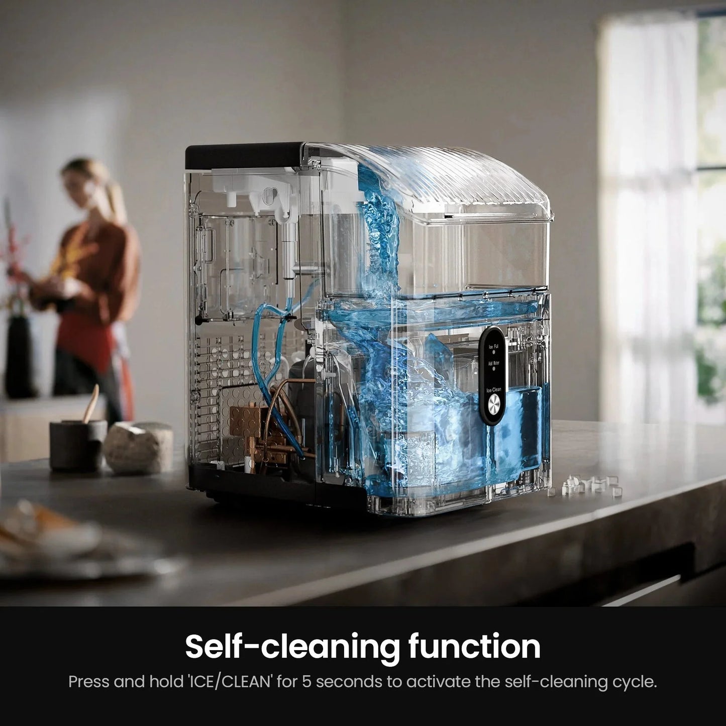 Nugget Sonic Ice Maker Stainless Steel Z5815SNH