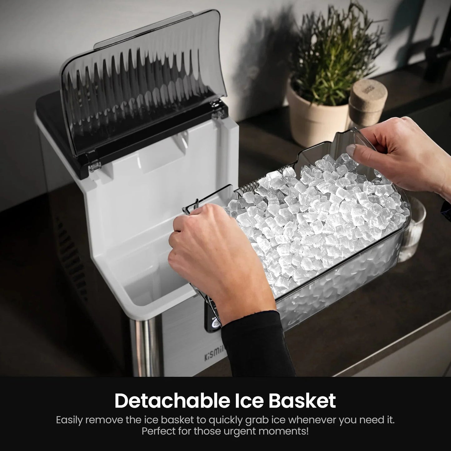 Nugget Sonic Ice Maker Stainless Steel Z5815SNH