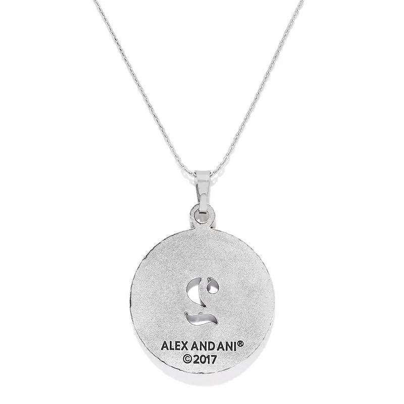 Number 2 Necklace Expandable silver tone pendant with round disc by ALEX AND ANI on Tampa Home & Garden Store