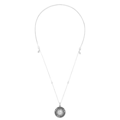 Number 2 Necklace, Expandable by ALEX AND ANI - silver-tone chain with circular pendant on Tampa Home & Garden Store
