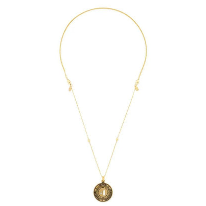 Number 4 Necklace, Expandable in gold tone with circular pendant by Alex and Ani on Tampa Home & Garden Store