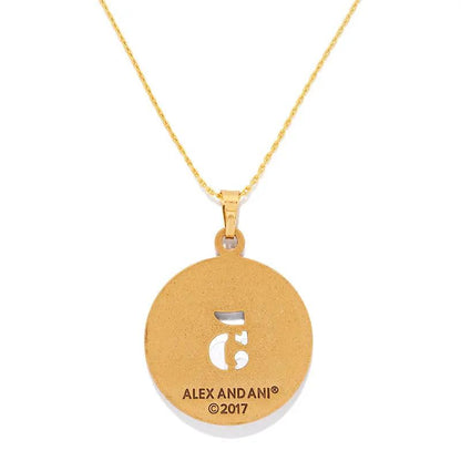 Number 5 Necklace, Expandable with gold-tone round pendant by ALEX AND ANI on Tampa Home & Garden Store