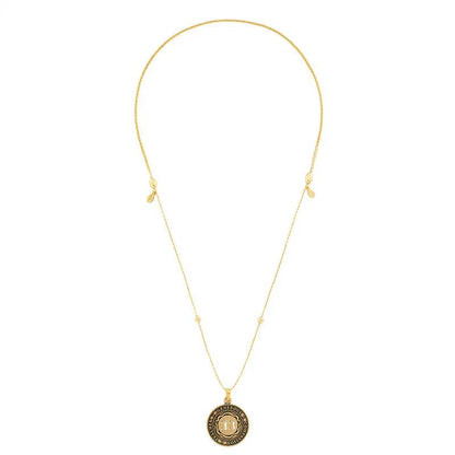 Alex and Ani Number 33 Necklace with expandable gold-tone chain and leaf charm accents on Tampa Home & Garden Store