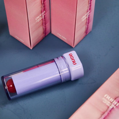 LIP BALM nuse Color Care Lipbalm 4.3g lilac tube with 3 pink packaging boxes Seoulia on Tampa Home & Garden Store