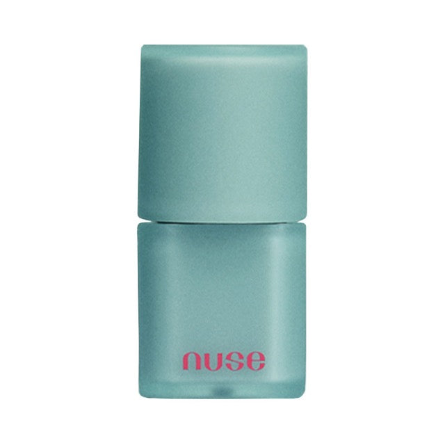 Nuse Mousse Lip Tint compact in turquoise two-piece case with pink nuse logo on Tampa Home & Garden Store