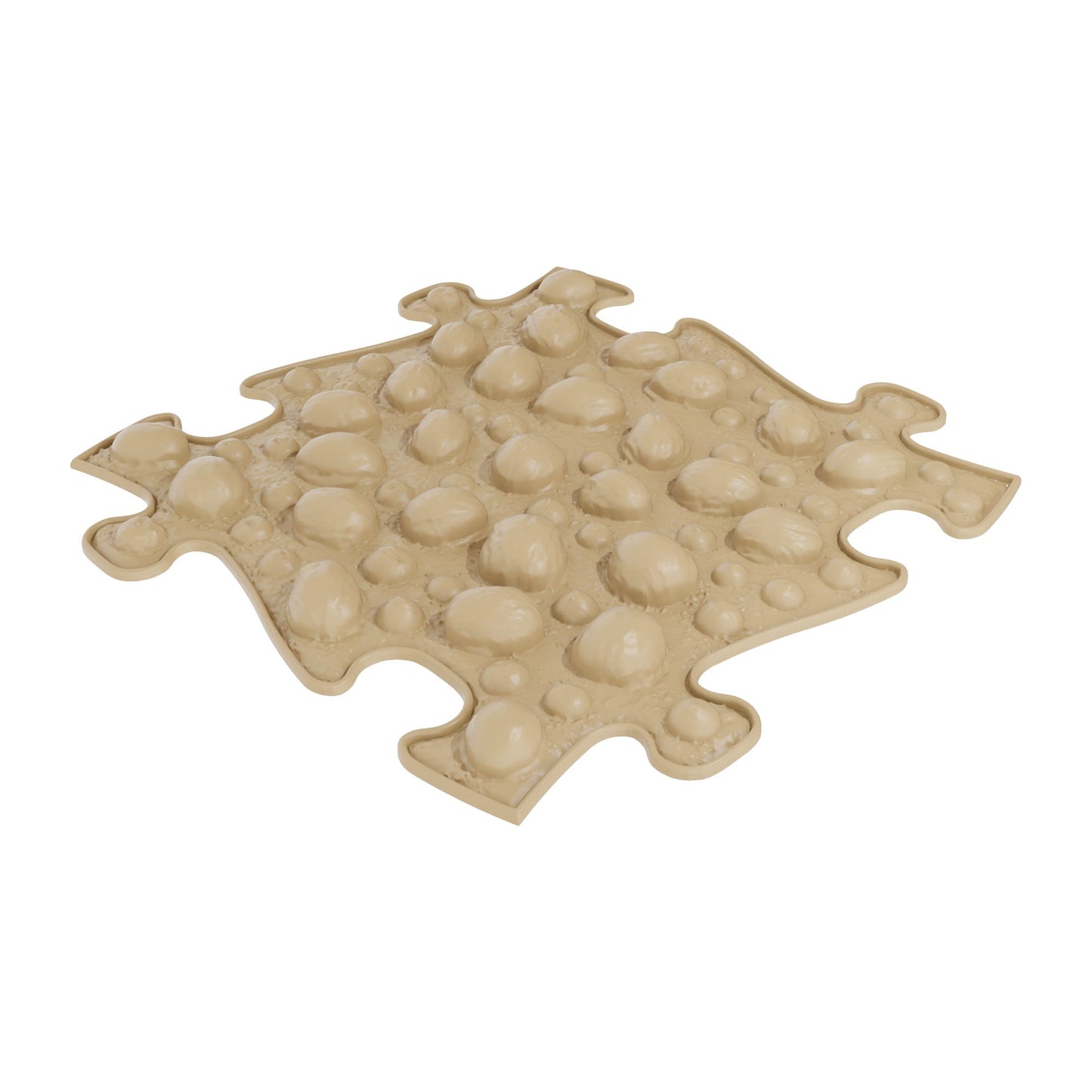 Royal Sensory Playmat Set: beige interlocking mats with bubble texture for baby play on Tampa Home & Garden Store