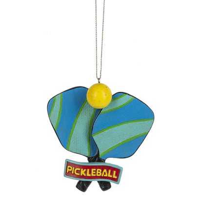 Raqueta de Pickle Ball con adorno de pelota