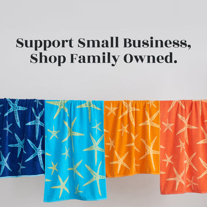 Velour Cotton Beach Towels and Maui Two Pack