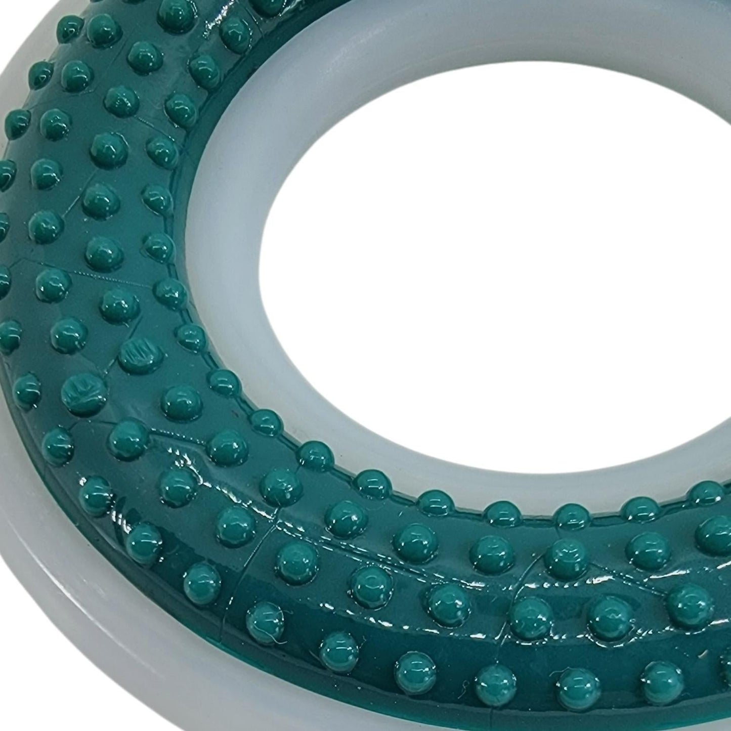 Juguete dental masticable de TPR y nailon para perros - Ideal para masticadores agresivos - (Diámetro de 10 cm)