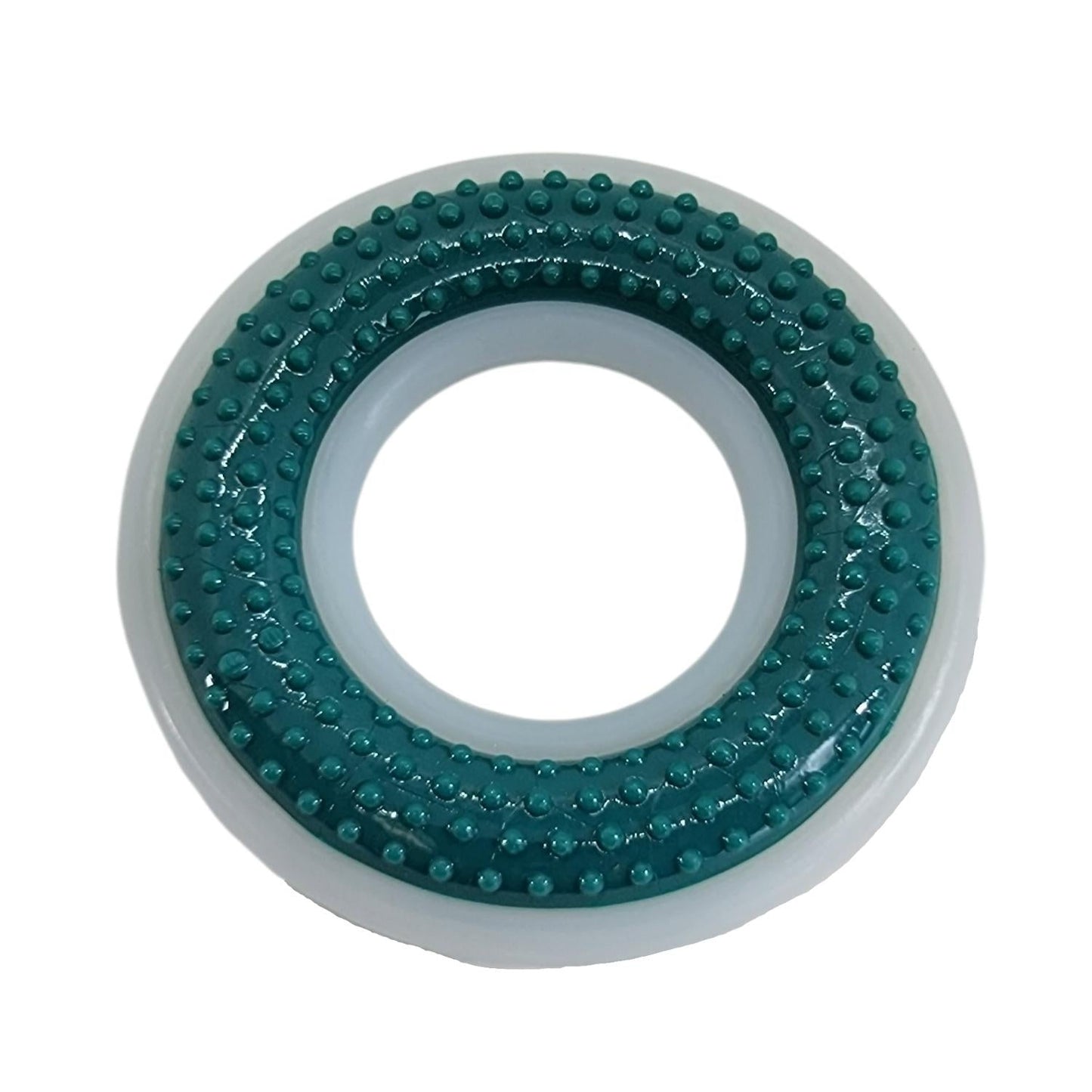 Juguete dental masticable de TPR y nailon para perros - Ideal para masticadores agresivos - (Diámetro de 10 cm)