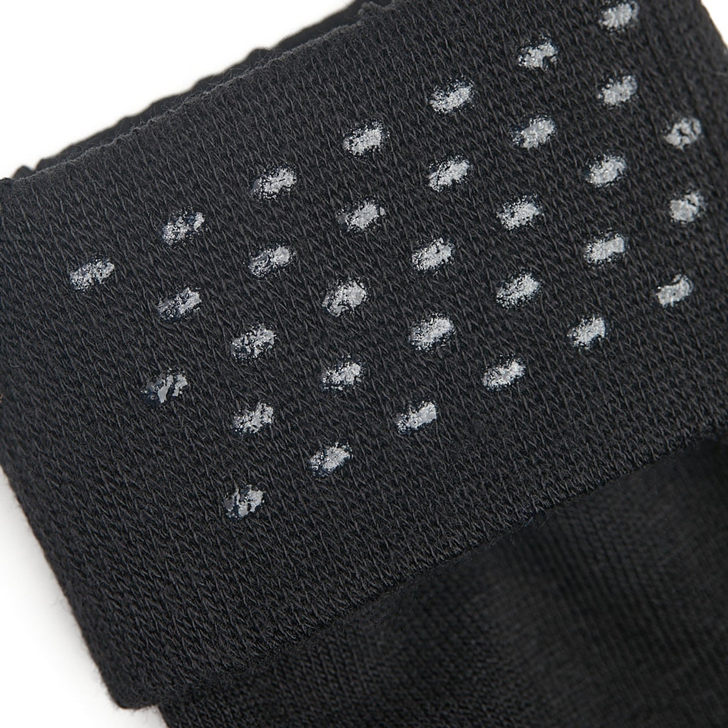 Nyx 6-Pack Black Dress Socks by DeadSoxy with white dotted pattern, boardroom style on Tampa Home & Garden Store