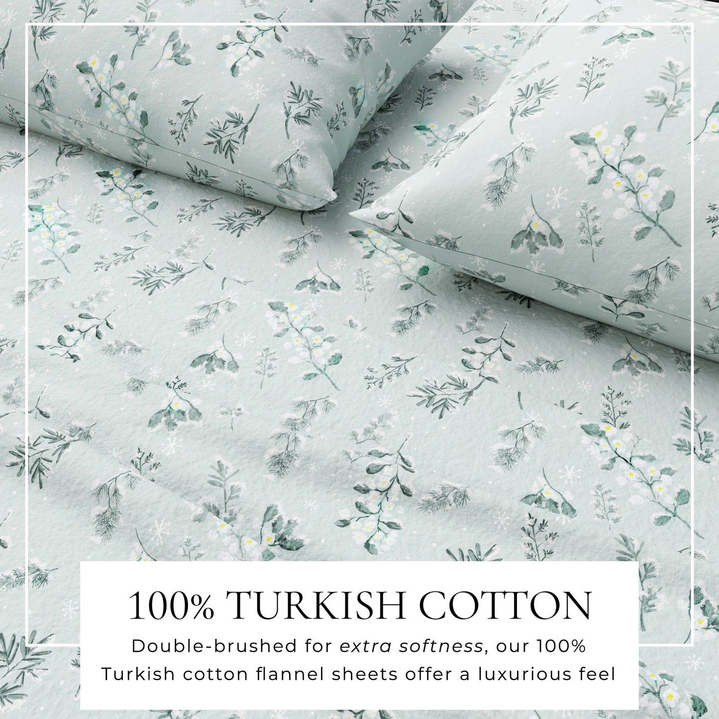 Luxurious and Soft Turkish Cotton Flannel Sheet